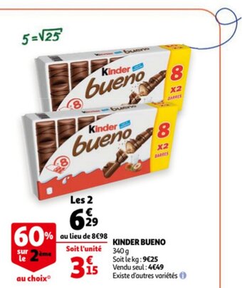 Auchan Kinder Bueno 340g aanbieding
