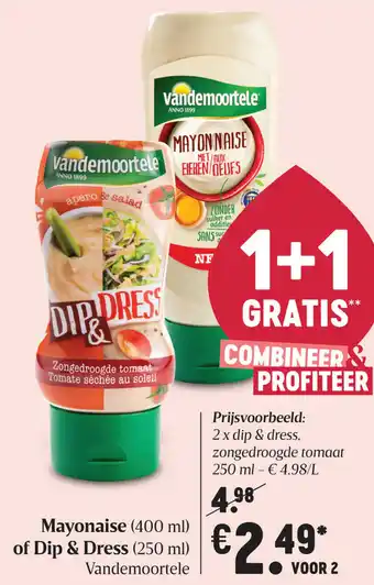 Delhaize Mayonaise of Dip & Dress aanbieding