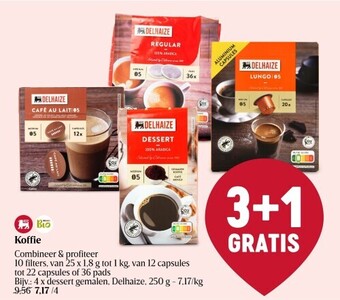 Delhaize Koffie aanbieding