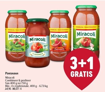 Delhaize Pastasaus aanbieding