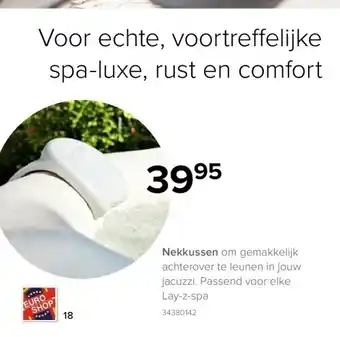 Euroshop Nekkussen 34380154 om gemakkelijk achterover te leunen in jouw jacuzzi. passend voor elke lay-z-spa aanbieding