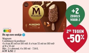 Delhaize Ijs op een stokje aanbieding