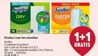 Delhaize Product voor het afstoffen swiffer aanbieding
