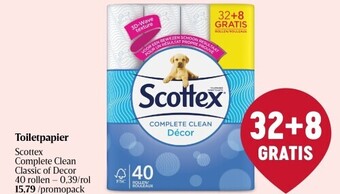 Delhaize Toiletpapier scottex aanbieding