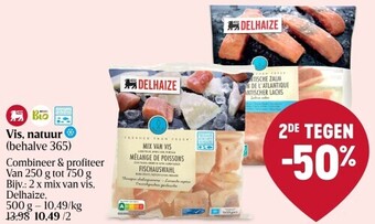 Delhaize Vis, natuur aanbieding