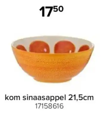 kom sinaasappel 21,5cm