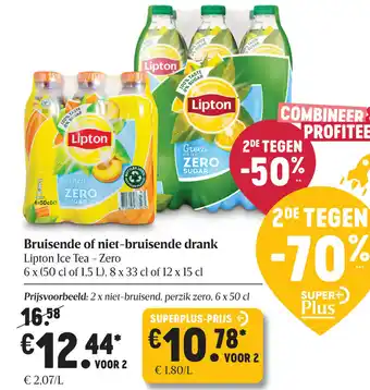Delhaize Bruisende of niet-bruisende drank Lipton Ice Tea - Zero aanbieding