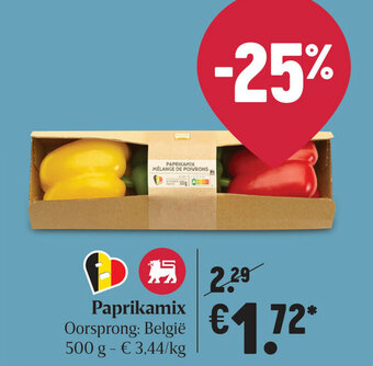 Delhaize Paprikamix 500g aanbieding