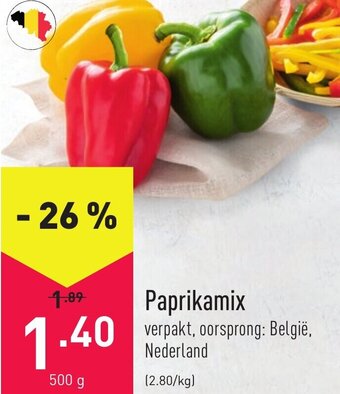 ALDI Paprikamix 500g aanbieding