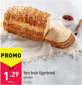 ALDI Vers bruin tijgerbrood 800g aanbieding