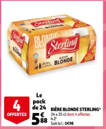 Auchan Bière Blonde Sterling aanbieding