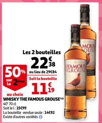 Whisky The Famous Grouse