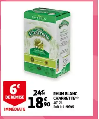 Auchan Rhum Blanc Charrette aanbieding