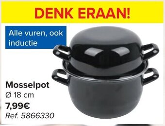 Carrefour Mosselpot 18 cm aanbieding