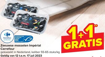 Carrefour Zeeuwse mosselen Impérial Carrefour aanbieding