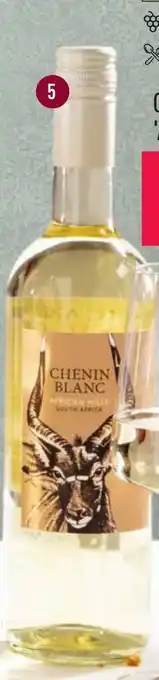 ALDI Chenin blanc 'african hills' 75cl aanbieding