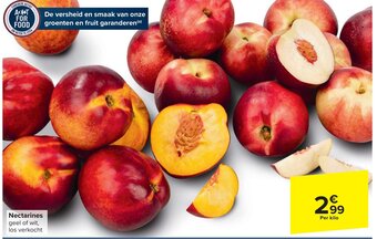 Carrefour Nectarines aanbieding