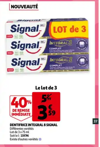 Dentifrice Integral 8 Signal