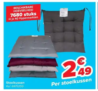 Carrefour Stoelkussen Ref. 6975259 aanbieding