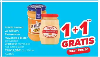Carrefour Bister mayonaise aanbieding