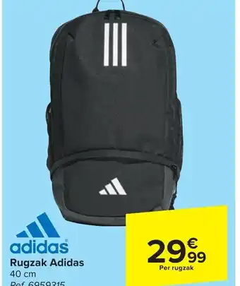 Carrefour Adidas rugzak 40cm aanbieding