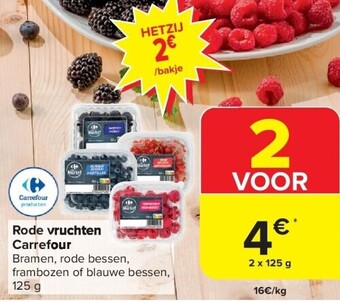 Carrefour Rode vruchten aanbieding