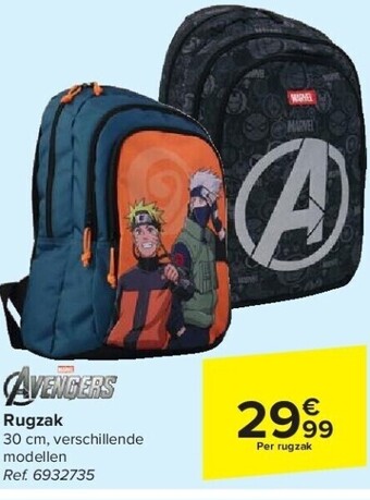 Carrefour Rugzak aanbieding