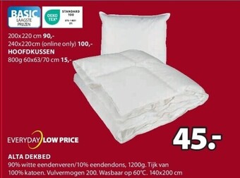 Jysk Alta dekbed aanbieding
