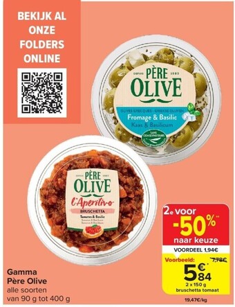 Carrefour Gamma père olive aanbieding