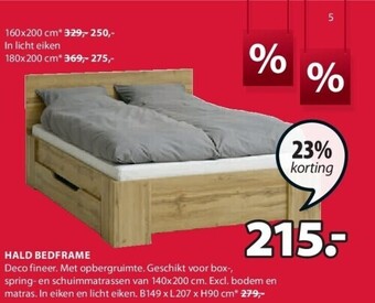 Jysk Hald bedframe aanbieding