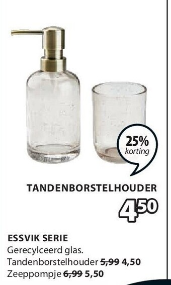 Jysk Essvik serie aanbieding