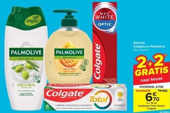 Carrefour Gamma colgate en palmolive aanbieding