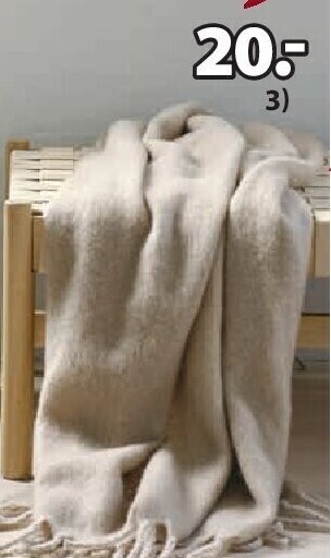 Jysk Tusenfryd plaid aanbieding