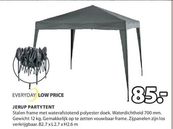 Jysk Jerup partytent aanbieding