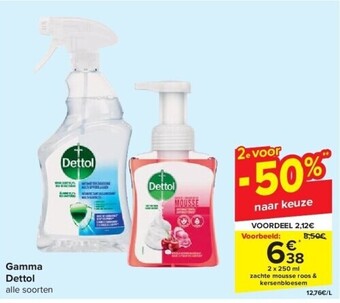 Carrefour Gamma dettol aanbieding
