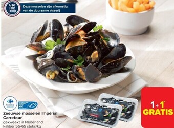Carrefour Zeeuwse mosselen impérial aanbieding