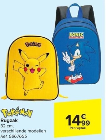 Carrefour Rugzak aanbieding