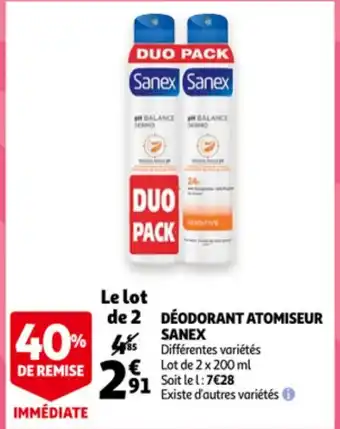 Déodorant Atomiseur Sanex