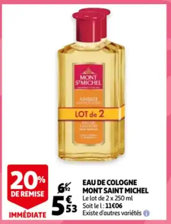 Eau De Cologne Mont Saint Michel