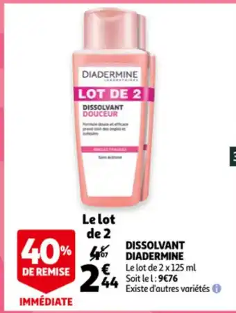 Auchan Dissolve Diadermine aanbieding