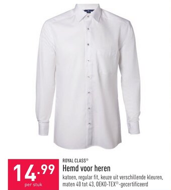 ALDI Hemd voor heren aanbieding