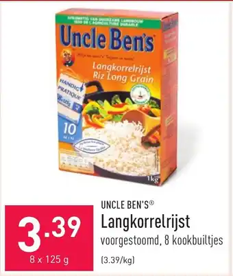 ALDI Langkorrelrijst 8x125g aanbieding