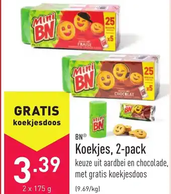 ALDI Koekjes 2x175g aanbieding