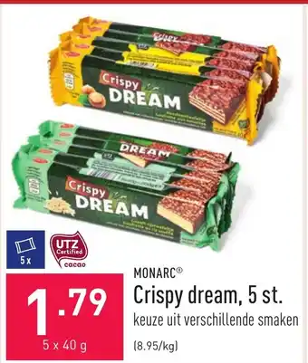 ALDI Crispy dream 5x40g aanbieding