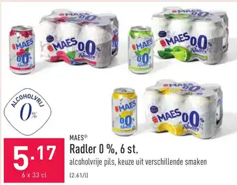 ALDI Radler 0% 6x33cl aanbieding