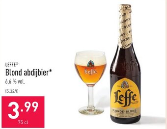 ALDI Blond abdijbier 75cl aanbieding