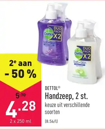 ALDI Handzeep 2 x 250 ml aanbieding