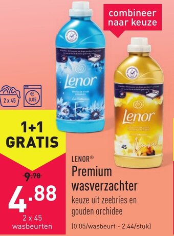 ALDI Premium wasverzachter aanbieding