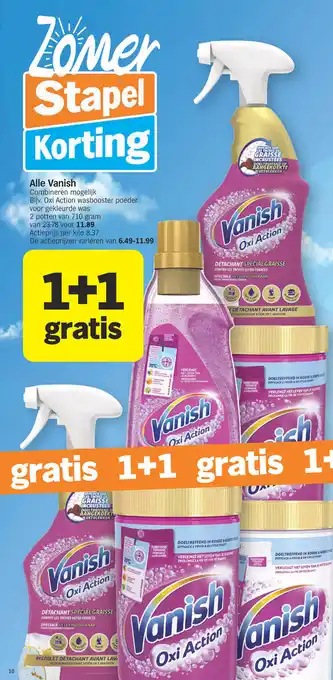 Albert Heijn Alle Vanish, 2 potten van 710 gram aanbieding