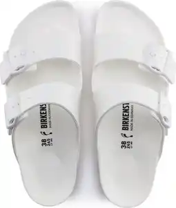 Bol.com Birkenstock arizona eva dames slippers small fit - white - maat 38 aanbieding
